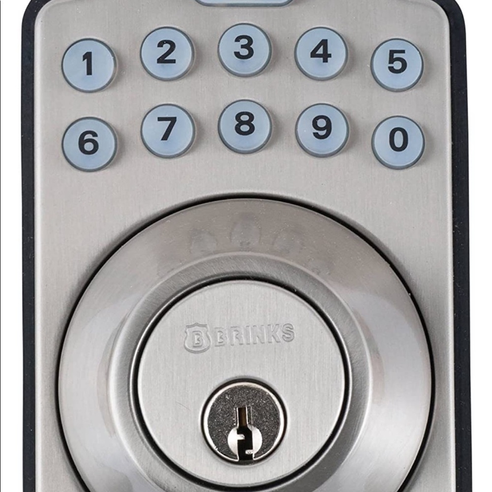 Brinks Digital Deadbolt Satin Nickel